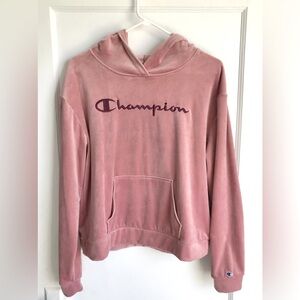 Champion Pullover Pink Oversized Hoodie Size Large